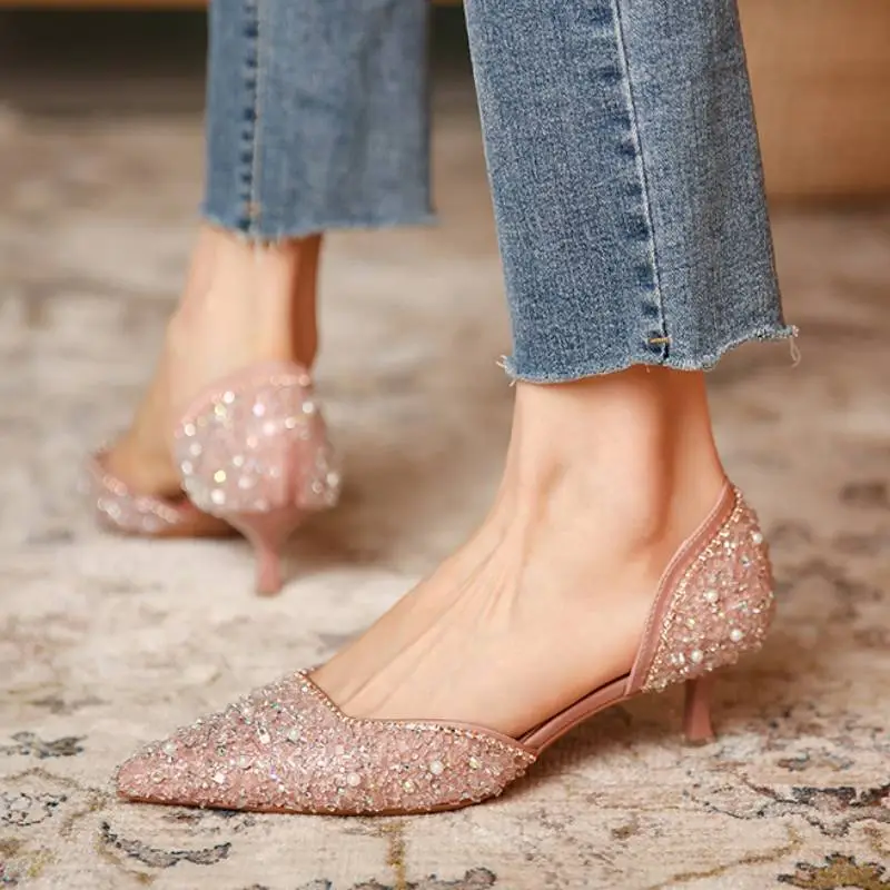 Party Rhinestone High Heels-6