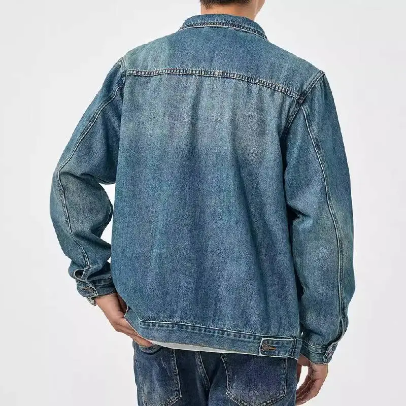 Retro Loose Denim Jacket Man-3