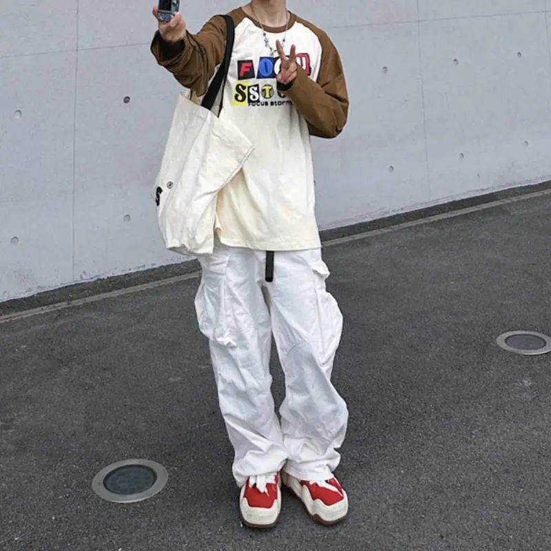 Retro Loose Hard Shell Pants-2
