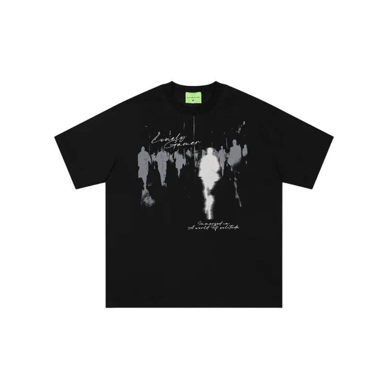 Street Fashion Cotton Blended Fabric T Shirt-4