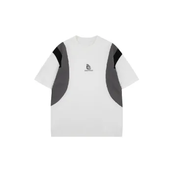 Casual Contrast Color Cotton T Shirt Unisex