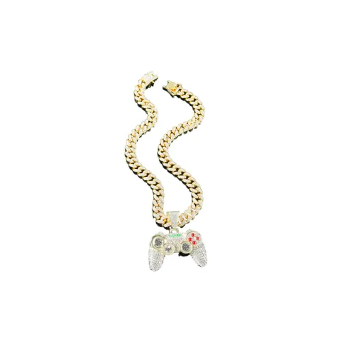 Full Diamond Pendant Necklace