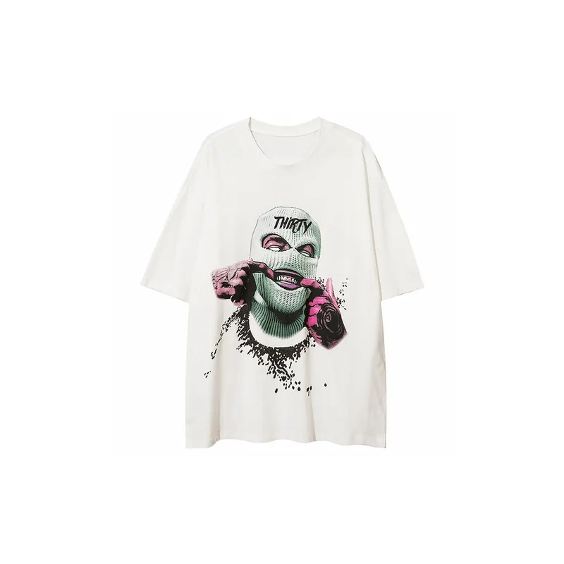 Hip hop Kidnapper Printed T shirt Loose swag OOTD