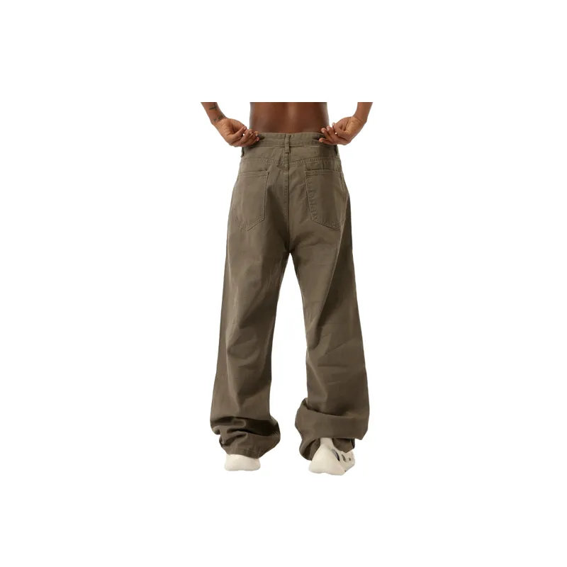 Casual Straight Leg Jeans-3