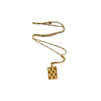 Matte Simple Pendant Necklace