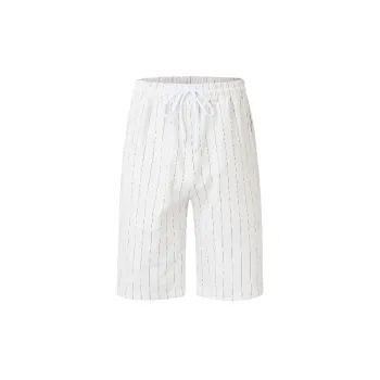 Sporty Loose Linen Blend Fabric Casual Shorts