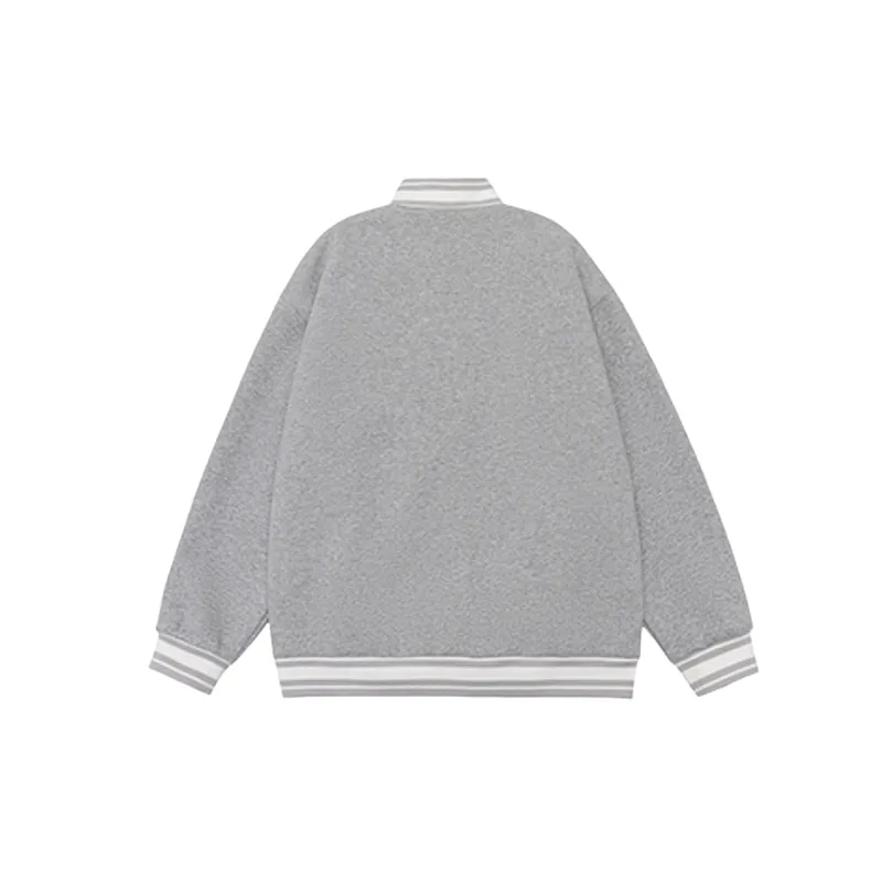 Loose Fashionable Cotton Blended Fabric Jacket-10