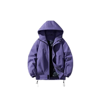 Simple Casual Blended Synthetic Fabrics Quilted Jacket