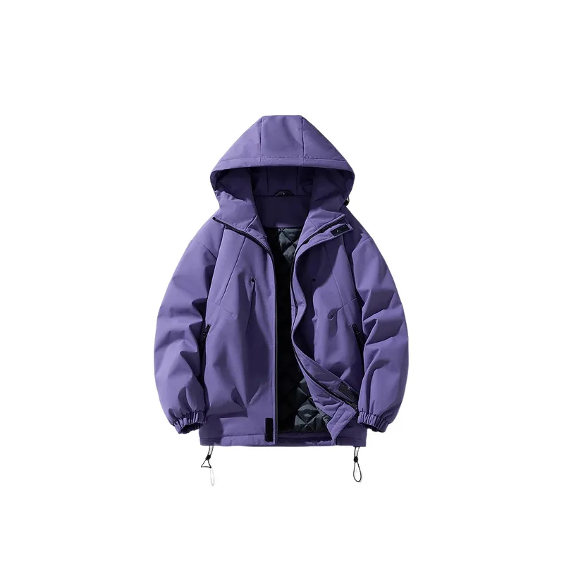 Simple Casual Blended Synthetic Fabrics Quilted Jacket-8