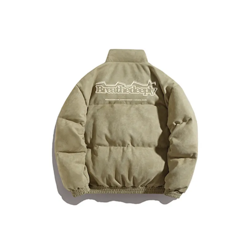 Zipper Fashion Quilted Jacket-11