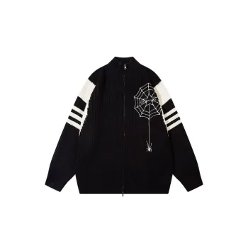 Spider Loose Sweater Coat
