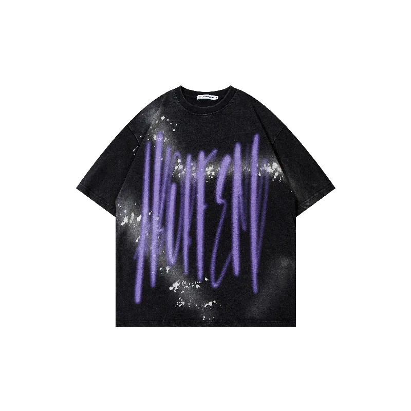 Retro Print T Shirt-0