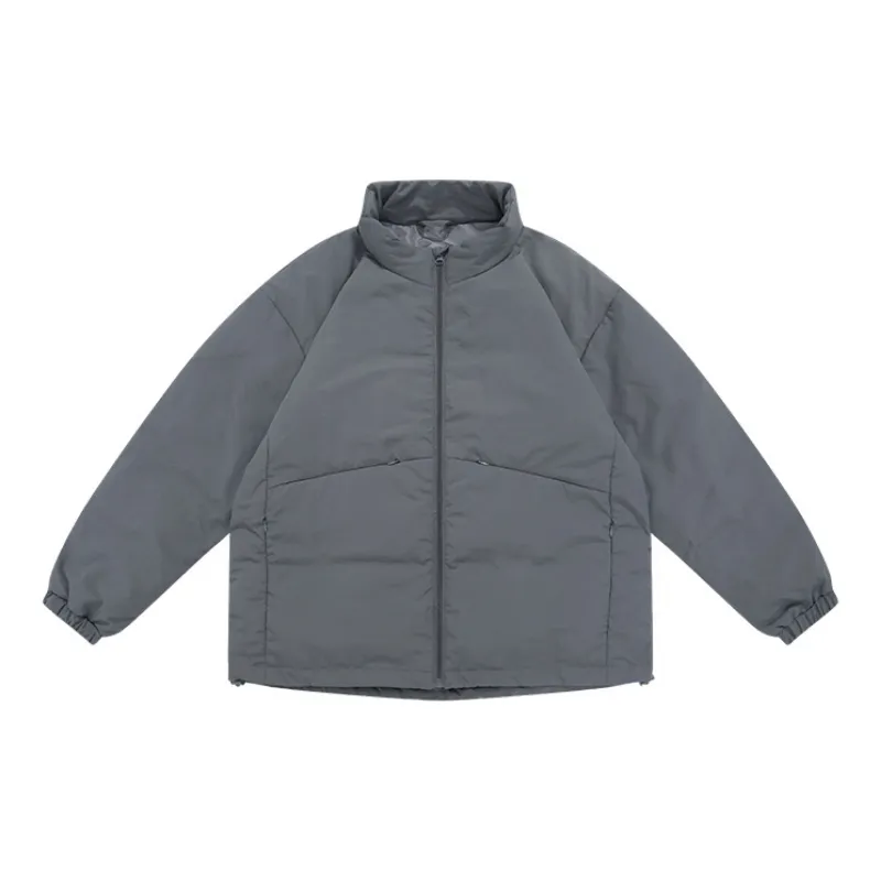 Casual Simple White Duck Down Jacket-8