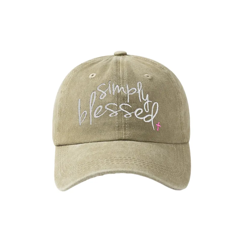Embroidery Simple Cap-2