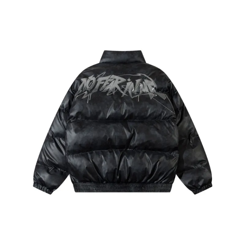 New Designed Street Style Retro Distressed Thickened Loose Coat-5