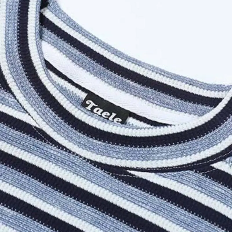 Fashion Loose Cotton Blended Fabric T Shirt-4