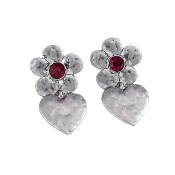 Retro Heart Earring