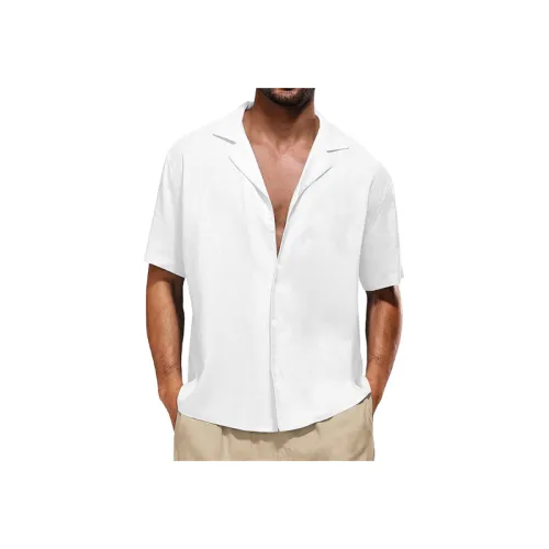 Casual Short Sleeve Button Shirt