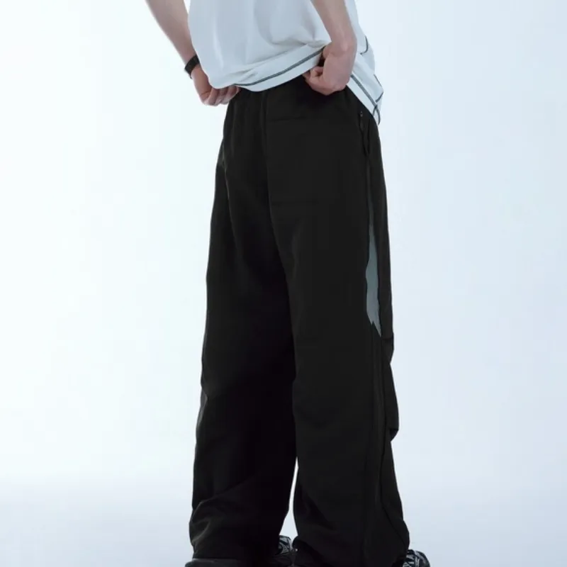 Fashion Zipper Nylon Casual Pants-13