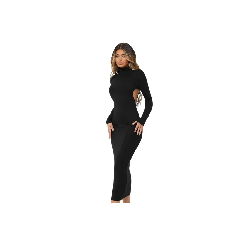 Sexy Skin friendly Blended Synthetic Fabrics Dress Women