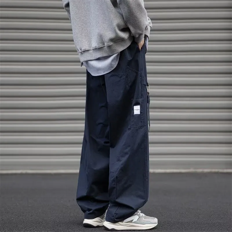 Loose Straight Leg Casual Pants-2