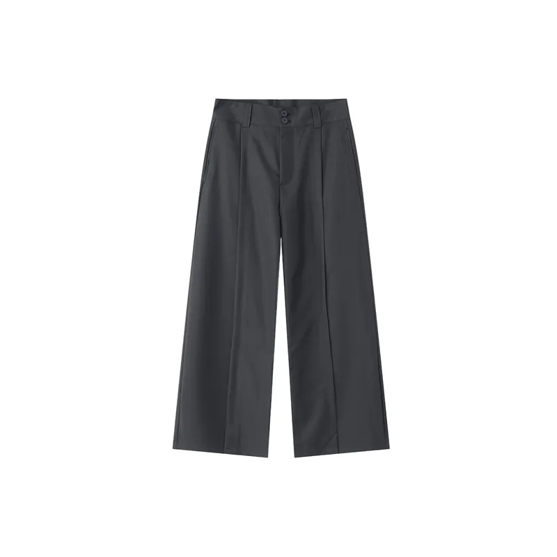 Straight Leg Casual Suit Trousers