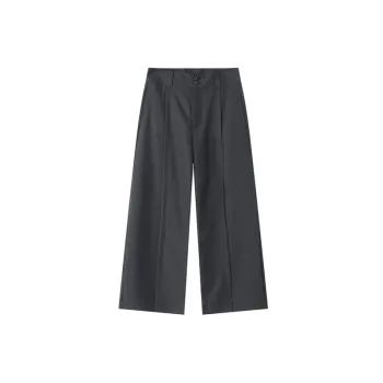 Straight Leg Casual Suit Trousers