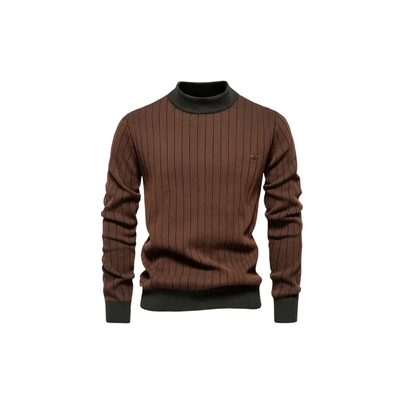 Striped Fashionable Sweater-0