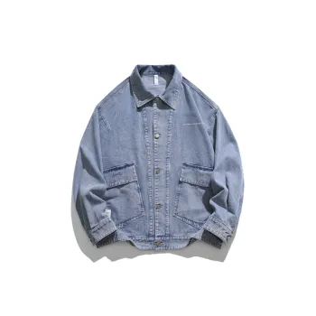 Street Vintage Washed Loose Denim Jacket