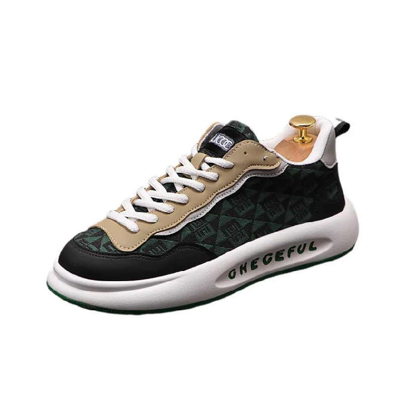 Retro Colorblock Printed Embroidered Trendy Shoes