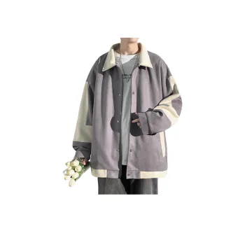 Suede Loose Casual Baseball Jacket