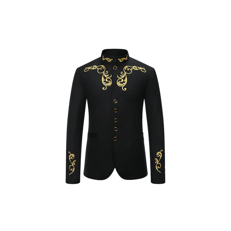Casual Embroidery Business Suit-0