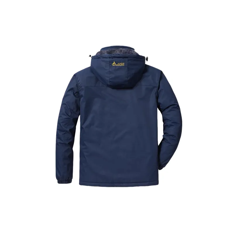Retro Loose Blended Synthetic Fabrics Jacket-6