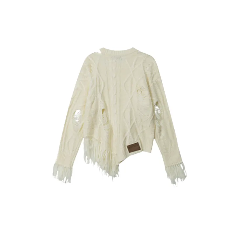 Simple Basics Acrylic Fibres Sweater Women-7
