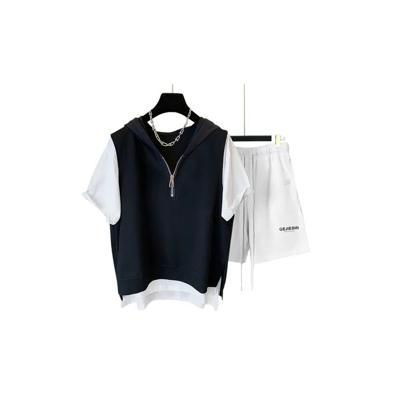 Trendy Versatile T Shirt And Short Set-4