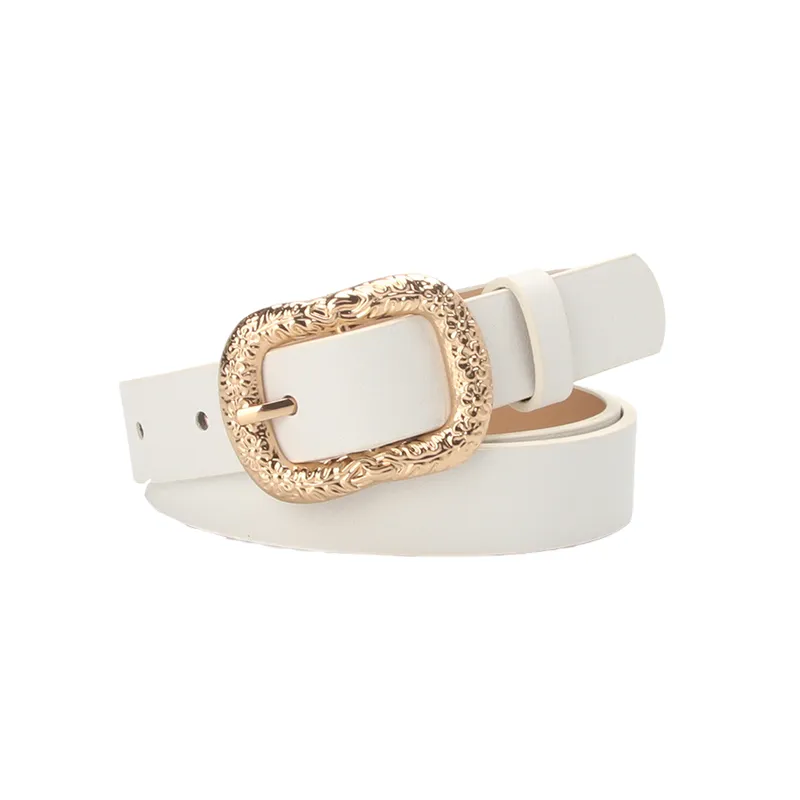 Fashionable Plain Leather Belt-2
