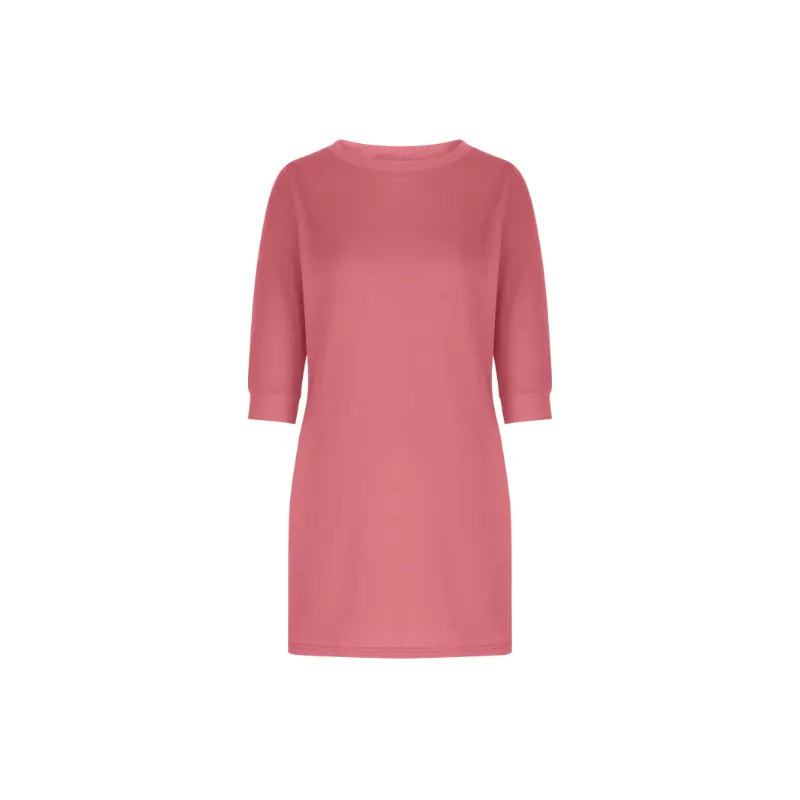 Casual Loose Polyester Dress Women-3