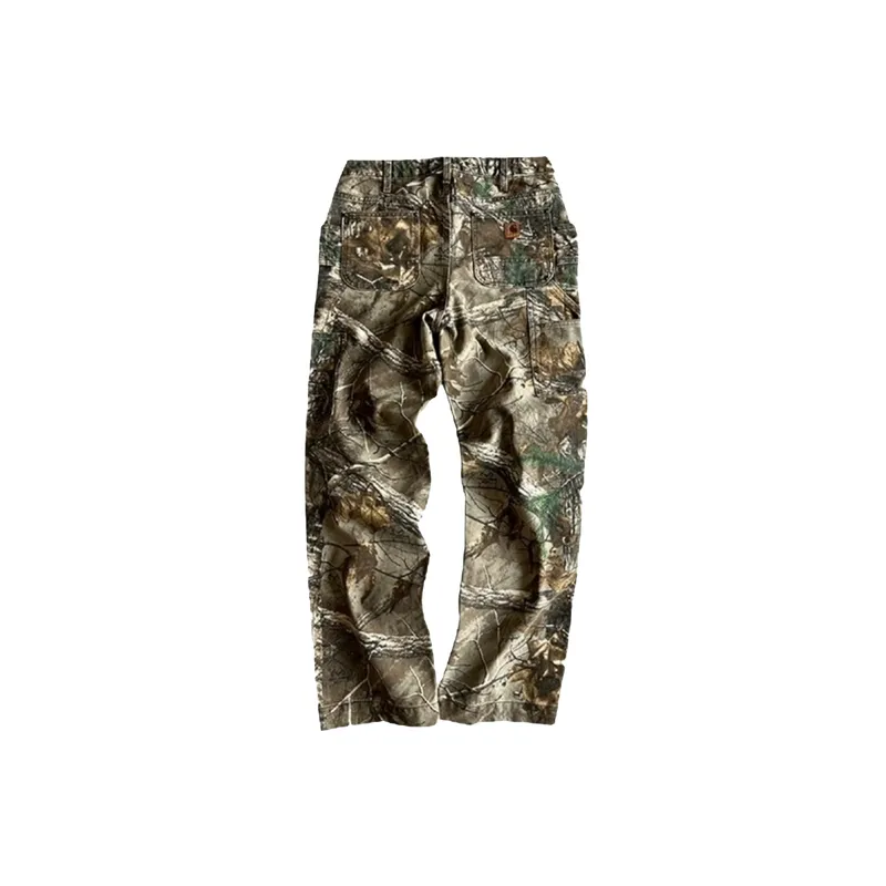 Casual Washed Loose Jeans-1