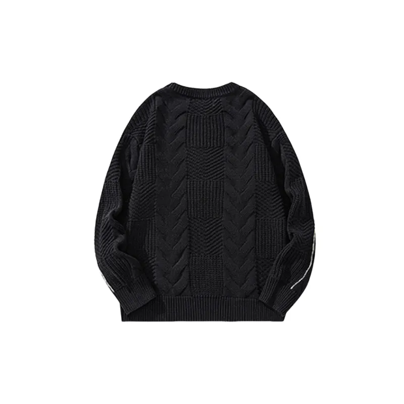 Retro Loose Cotton Sweater-5