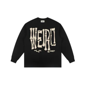 Hand Painted Skull Long Sleeved T Shirt