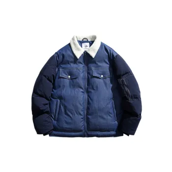 Retro Plain Polyester Jacket