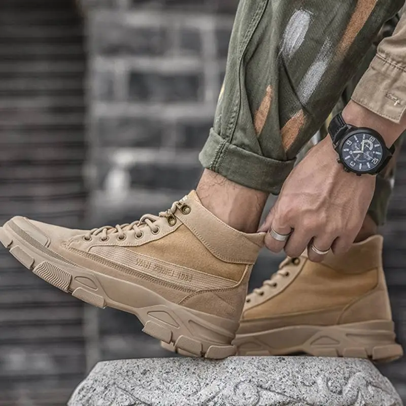 Trendy Breathable Casual Outdoor Boots-2