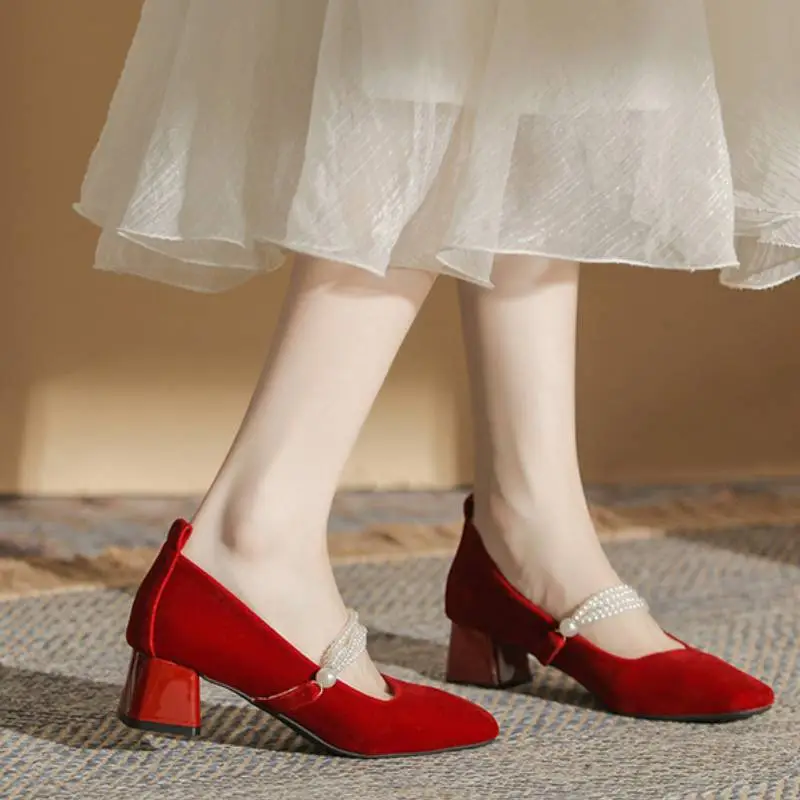 Funky Button Mary Jane Shoes-1