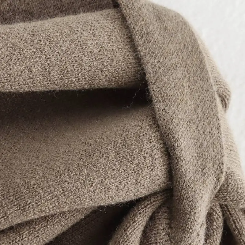 Casual Loose Knitted Fabric Knitwear Women-7