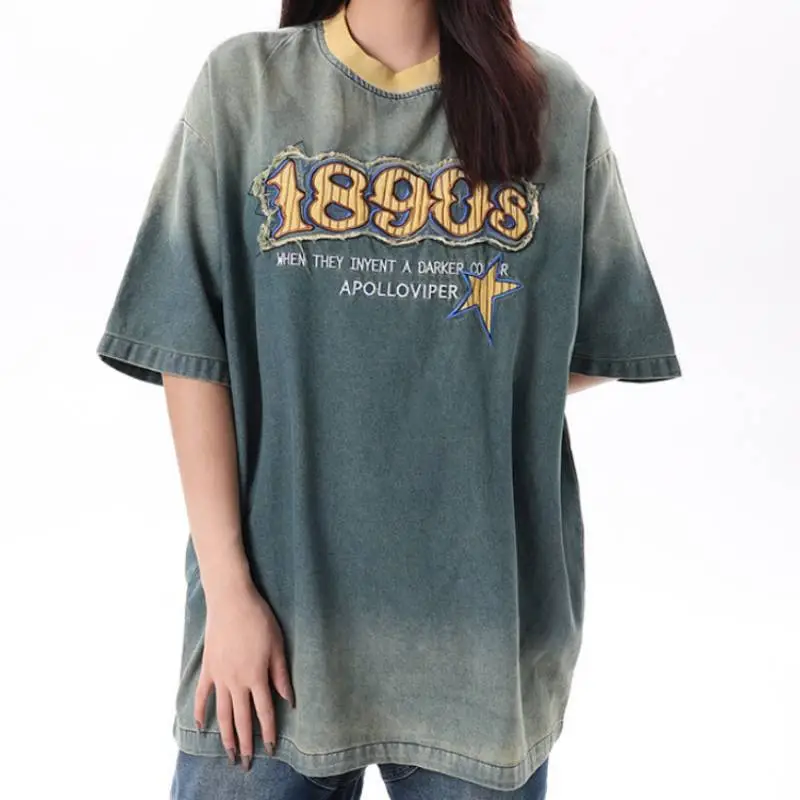 Retro Loose 100% Cotton T Shirt Unisex-2