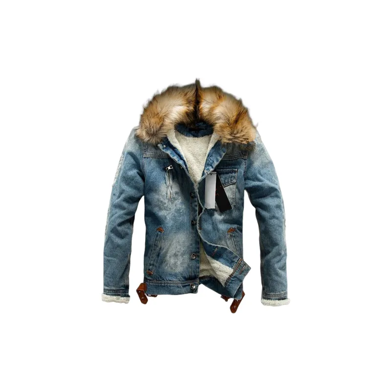Fashionable Warming Denim Jacket-2