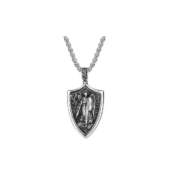 Archangel Stainless Steel Vintage Necklace