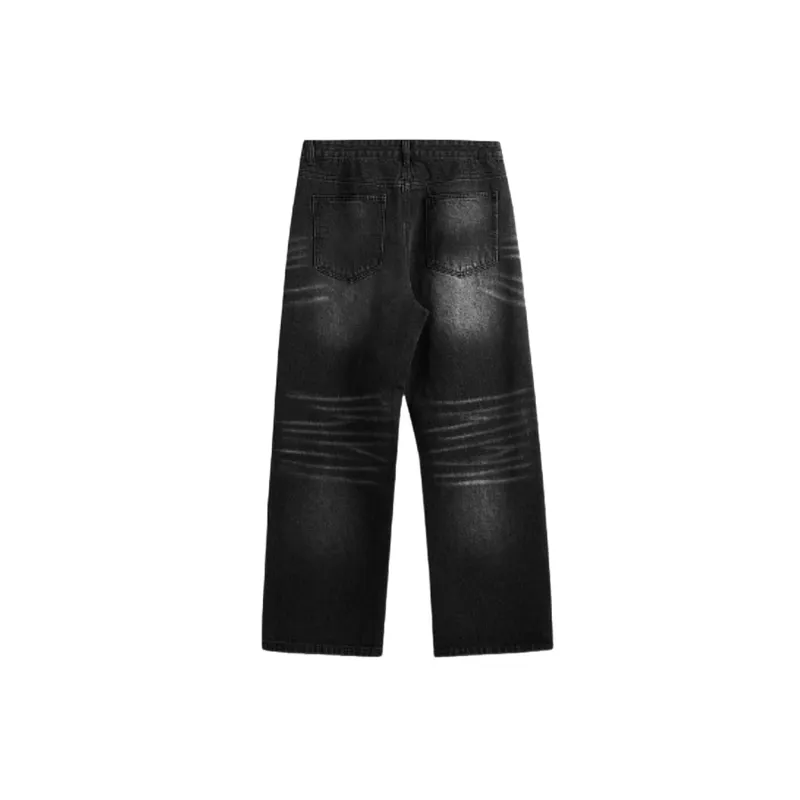 Retro Simple Jeans-1