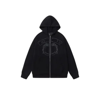 Relief Decoration Hoodie
