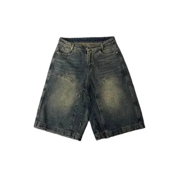 Retro Trendy Denim Shorts